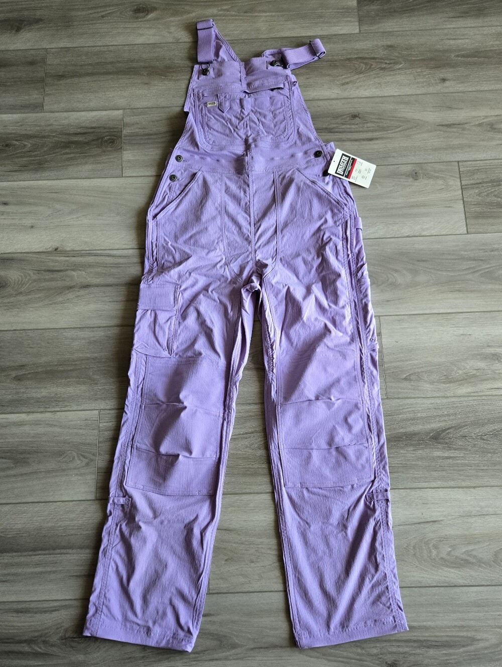 Duluth Trading Co | Lilac GARDEN HEIRLOOM OVERALLS, Sz XS X 31 - Picture 2 of 6